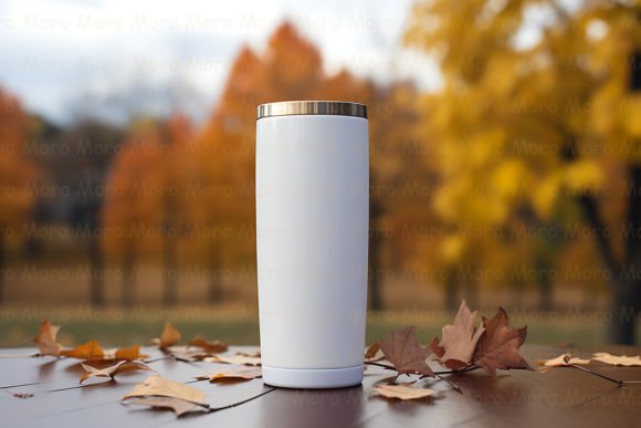 Autumn Tumbler Mockup: Essential Graphics for Product Mockups