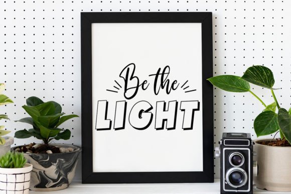 Be the Light: Inspirational Graphics for Print Templates