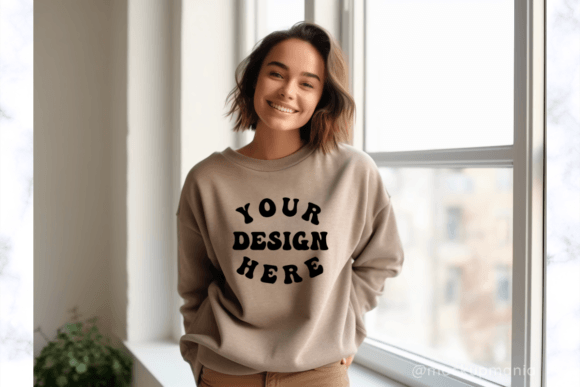 Brown Sweater Mockup: Premium Graphics & Product Mockups