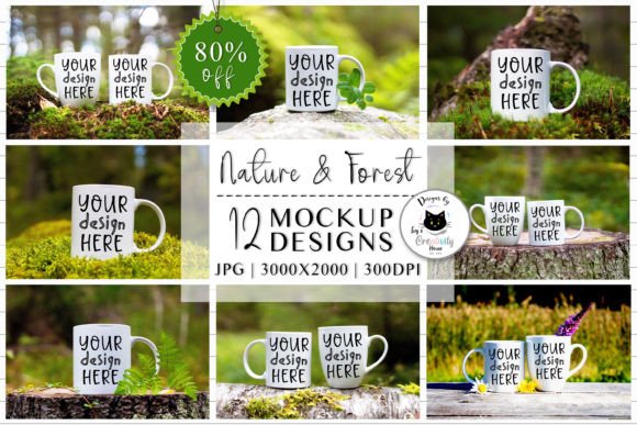 Camping Mug Mockups: Essential Graphics for Product Mockups