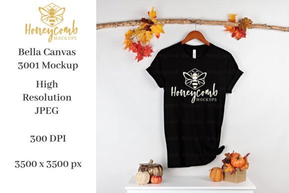 Fall Bella Canvas Mockup: Graphics & Product Mockups