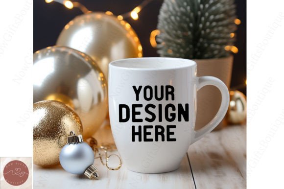 Happy New Year Mug Mockup 40: Graphics & Product Mockups