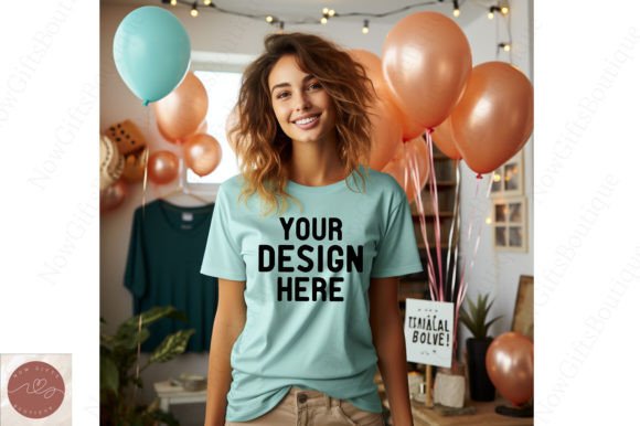 Happy New Year Woman Mockup 76: Graphics Freebies