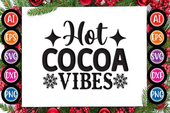 Hot Cocoa Vibes: Cozy Graphics for Winter Crafts