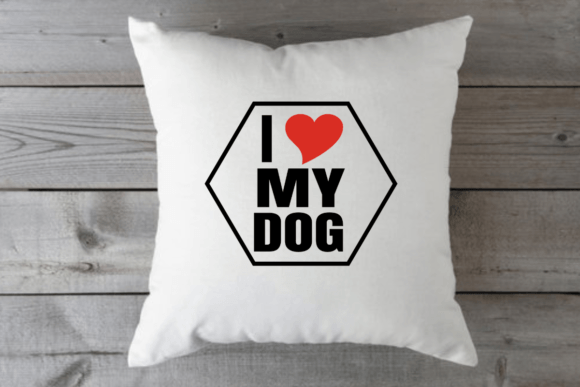 I Love Dog SVG: Graphics & Print Templates