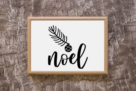 Noel Christmas Graphics for Print Templates