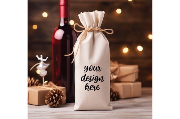 Review: Wine Gift Bag Christmas Mockup 2 for Designers