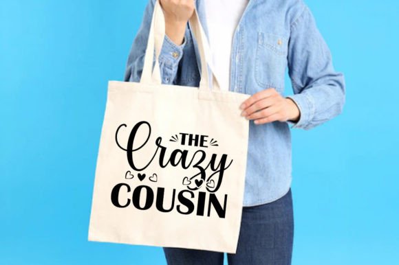 The Crazy Cousin SVG: Bold Graphics for Print Templates