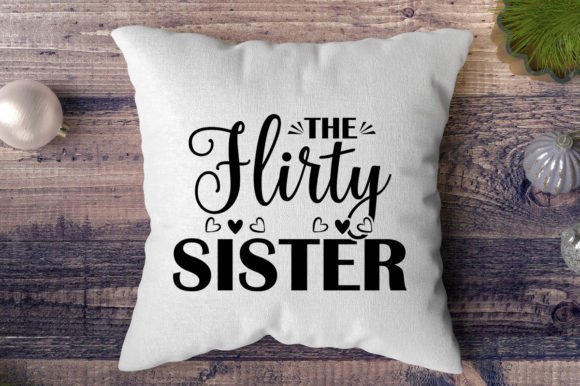 The Flirty Sister Graphics for Print Templates