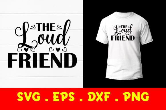The Loud Friend: Bold Graphics for Print Templates