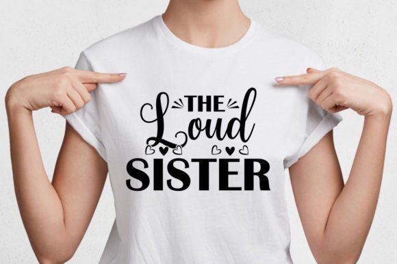 The Loud Sister: Bold Graphics for Print Templates