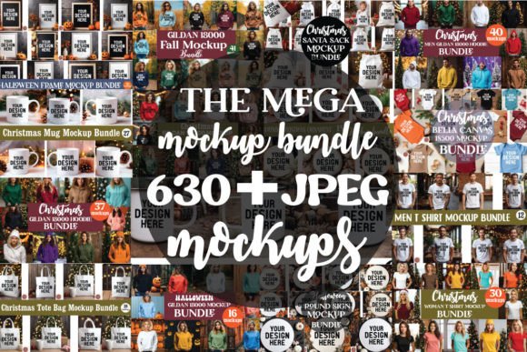 The Mega Mockup Bundle: Essential Graphics for Product Mockups